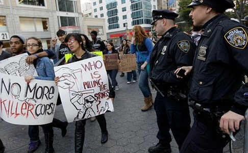 Photo of Americans protest against police brutality