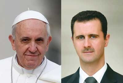 Photo of Syria. Assad to Pope: Crisis Solution through Dialogue, Not Foreign Intervention
