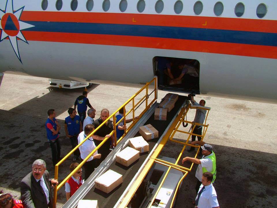 Photo of Siria. Arrivato cargo di aiuti umanitari dalla Russia