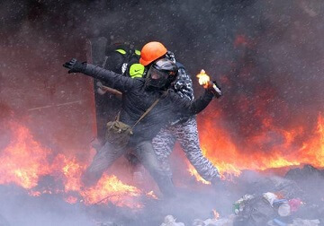 Photo of Kiev. I manifestanti occupano ministero dell’Agricoltura
