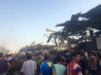 Photo of About 300 killed, injured in truck bomb explosion in Shiite district of Iraqi capital Baghdad