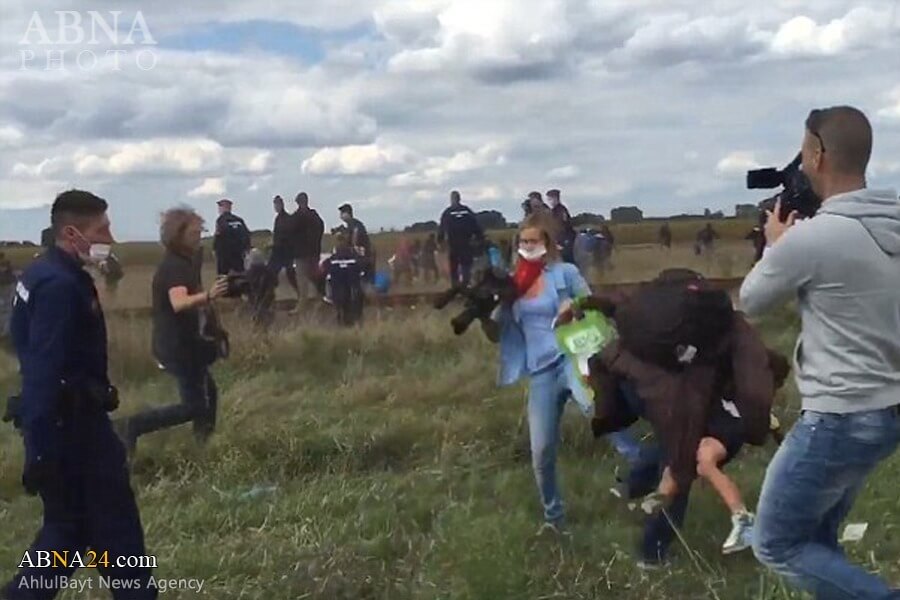 Photo of Hungarian TV camerawoman fired for tripping Syrian migrants – Video