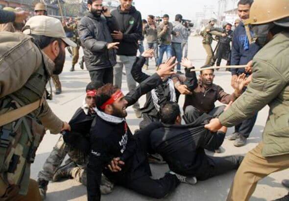 Photo of Kashmir Shia leader condemns brutality of Indian soldiers