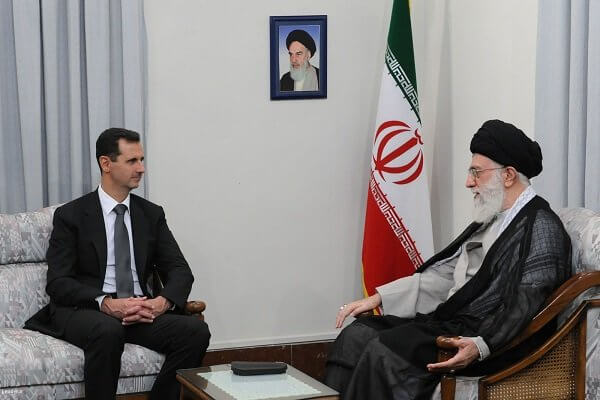 Photo of Bashar al-Assad thanks Iran’s stance against terrorism
