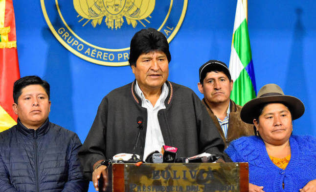 Photo of Evo Morales: “Usa finanziano proteste anti-governative”