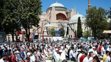 Photo of Muslim pray in Hagia Sophia for 1st time in 86 yrs
