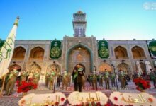 Photo of Najaf, santuario dell’Imam Ali decorato con fiori