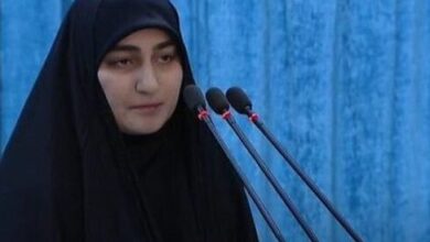 Photo of Zeinab Soleimani elogia comandante militare Hamas