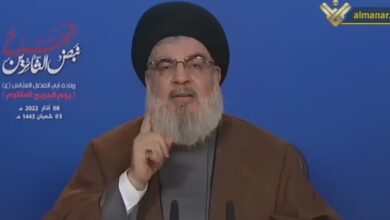 Photo of Nasrallah Slams US’ Double Standards on Human Rights